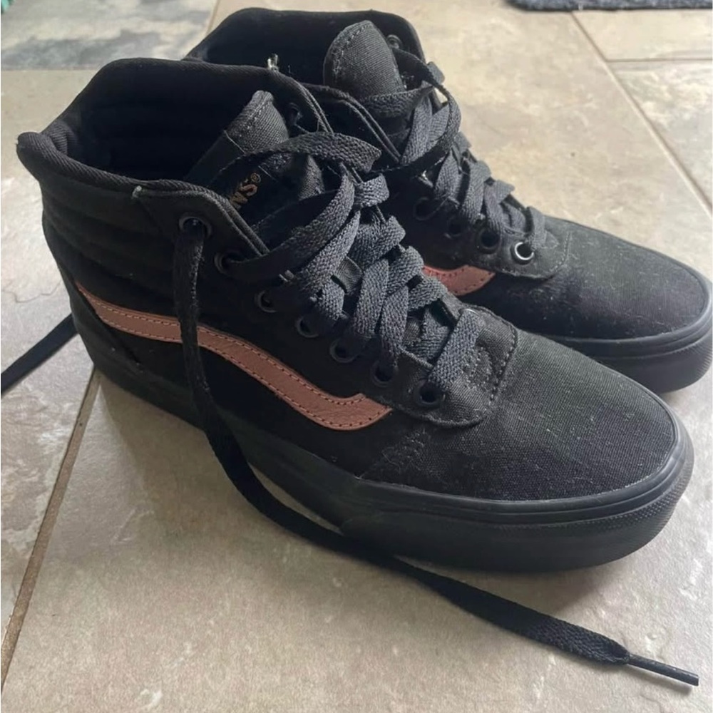 Vans Black High-Top Sneakers